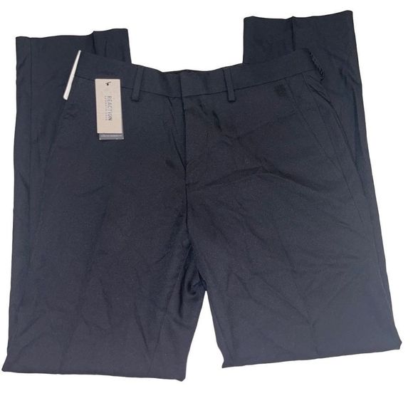 New Kenneth Cole Reaction Stretch Modern Fit Dress Pants Black 31 x 32 - Picture 15 of 15